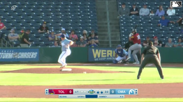 Paul DeJong reaches on a fielding error by pitcher Ryan Ramsey. Ben Malgeri scores. Max Clark to 2nd.