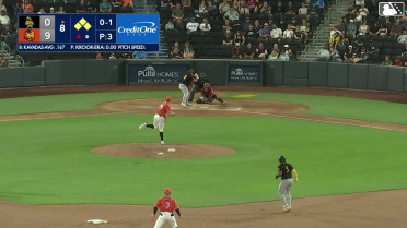 Matt Krook In play, run(s) to Niko Kavadas