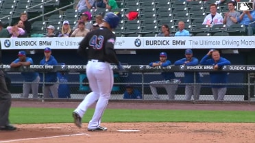 Trayce Thompson hits his second home run