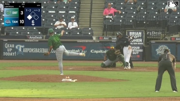 Yostin Pena homers (2) on a fly ball to left field. Tyce Armstrong scores.
