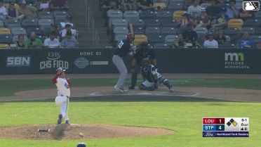 Will Benson homers (1) on a fly ball to center field. Héctor Rodríguez scores.