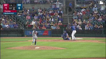 Christian Bethancourt homers (8) on a fly ball to left center field.