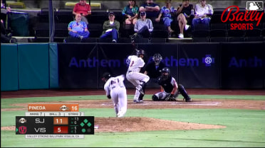Kayson Cunningham singles on a line drive to center fielder Cam Maldonado. Pedro Blanco scores. Jose Alpuria scores. Jakey Josepha to 3rd. Kayson Cunningham to 2nd.