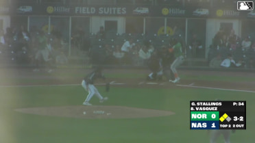 Willy Vasquez singles on a ground ball to left fielder Jackson Chourio. Creed Willems scores. Ryan Noda scores.