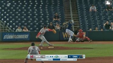 Brett Squires homers (7) on a fly ball to left center field.