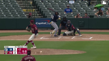 Albert Fabian homers (3) on a fly ball to right center field.