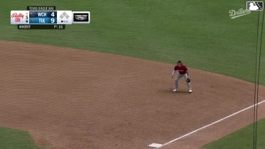 Hayden Gilliland homers (1) on a fly ball to right center field.