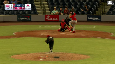 Yoeilin Cespedes homers (2) on a fly ball to left center field. Max Ferguson scores.