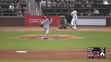 Jeral Perez homers (2) on a fly ball to center field.