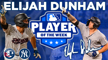 OF Elijah Dunham Named Eastern League Player of the Week For 7/1 – 7/7