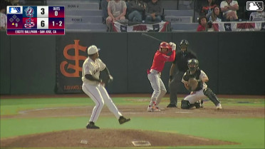 Lucas Ramirez homers (6) on a fly ball to right field.