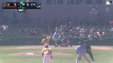 Starlin Aguilar singles on a line drive to center fielder Bobby Blandford. Brady O'Brien scores. Korbyn Dickerson to 2nd.