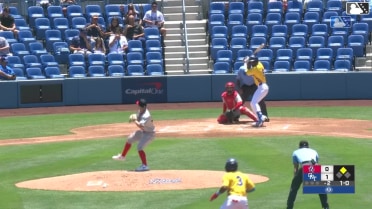 Derek Clark In play, run(s) to Joendry Vargas