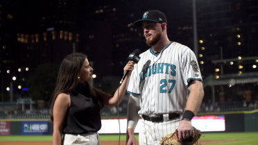 Tim Elko after Knights comeback win