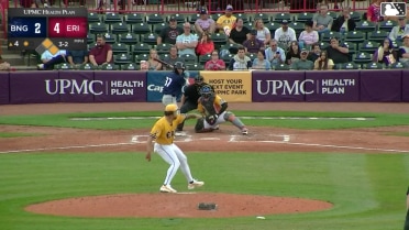 Nick Roselli grounds into a double play, first baseman Andrew Jenkins to shortstop Peyton Graham to pitcher Yosber Sanchez. Nick Lucky out at 2nd. Nick Roselli out at 1st.