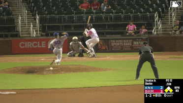 Jacob Burke singles on a line drive to center fielder Kane Kepley. Samuel Zavala scores. Ryan Burrowes to 2nd.