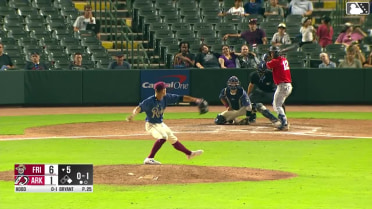 Josh Hood homers (6) on a fly ball to left field. J.T. Arruda scores.