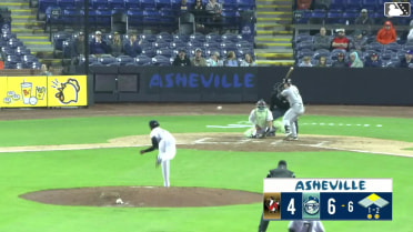 Cody Miller singles on a line drive to center fielder Justin Thomas Jr. John Gil scores.
