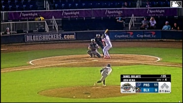 Josh Hejka In play, run(s) to Daniel Guilarte