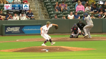 Griffin Lockwood-Powell singles on a ground ball to left fielder Miguel Briceno. Josue De Paula scores. Elijah Hainline scores. Zyhir Hope to 2nd.