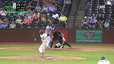 George Wolkow homers (18) on a fly ball to right field. Javier Mogollon scores.