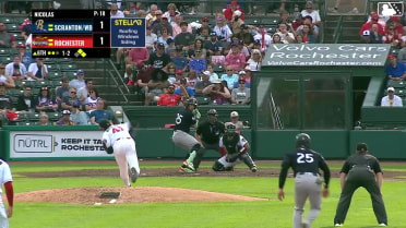 Oswaldo Cabrera strikes out on a foul tip.