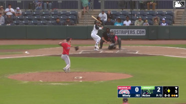 Easton McGee In play, run(s) to Brett Wisely