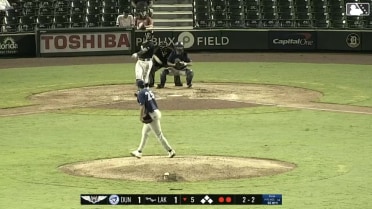 Fernando Perez's fifth strikeout of the game