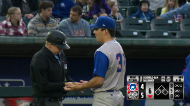 Ryan Gallagher strikes out the side