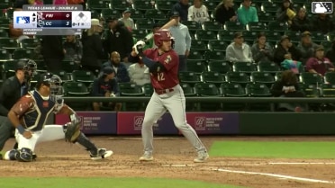 Max Wagner homers (2) on a fly ball to right center field.
