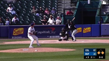 CJ Van Eyk In play, run(s) to Kody Huff