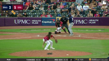 Jose Ramos singles on a ground ball to right fielder Chris Meyers. Kevin Villavicencio scores. Chris Suero to 3rd.