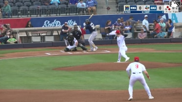 Jorge Alfaro grounds into a double play, second baseman Danny Serretti to first baseman Ben McLaughlin. Colton Becker out at 2nd. Jorge Alfaro out at 1st.