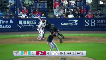 Wuilfredo Antunez homers (13) on a fly ball to center field.
