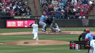 Won-Bin Cho homers (1) on a fly ball to right field. Josh Kross scores. Cade McGee scores.