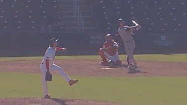 Vance Honeycutt's solo home run