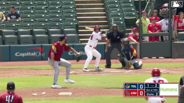 Juan Brito homers (10) on a fly ball to right field. P.J. Higgins scores. Dominic Pitelli scores.