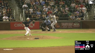 Will Simpson homers (15) on a fly ball to left center field.