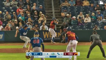 Alejandro Hidalgo In play, no out to Peyton Wilson