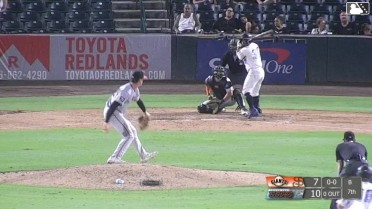 Ricardo Cova singles on a sharp ground ball to center fielder Andy Polanco, deflected by shortstop Dario Reynoso. George Feliz scores. Brady O'Brien scores. Dervy Ventura to 3rd.