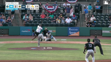 Logan Driscoll singles on a ground ball to right fielder Geuri Lubo. Alberth Palma scores. Cooper Flemming to 3rd.