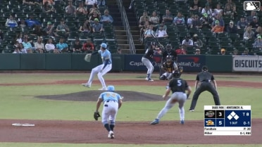 T.J. Fondtain In play, run(s) to Darrien Miller