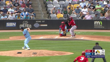 Francisco Urbaez homers (5) on a fly ball to left field. Leo Balcazar scores. Dayne Leonard scores.