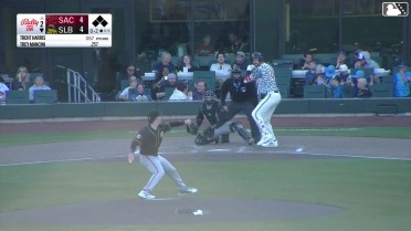 Trey Mancini grounds into a force out, fielded by third baseman Buddy Kennedy. Omar Martinez scores. Nick Madrigal out at 3rd. Denzer Guzman to 2nd. Trey Mancini to 1st.