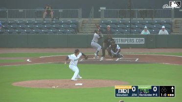 Duce Gourson homers (4) on a fly ball to right field.