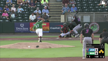 Trey Gibson In play, run(s) to Kemp Alderman