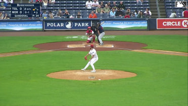 Patrick Sandoval In play, no out to Max Anderson