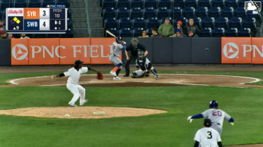 Yonny Hernández singles on a ground ball to left fielder Oswaldo Cabrera. Ryan Clifford scores. Christian Arroyo to 2nd.