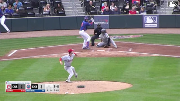 Owen Ayers homers (1) on a fly ball to right center field.