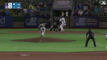 Cruz Noriega collects his 5th strikeout of the game